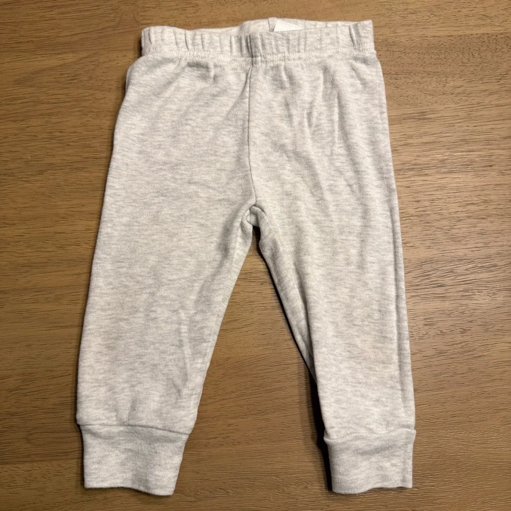 Carter's Light Gray soft pants 12M